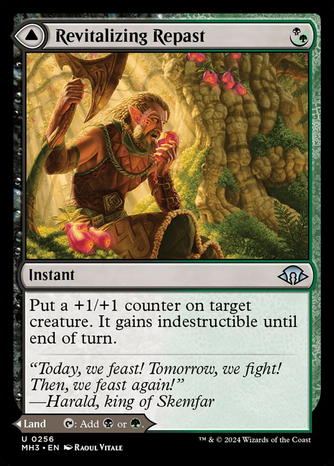 Revitalizing Repast // Old-Growth Grove (256) – Magic: The Gathering, Modern Horizons 3