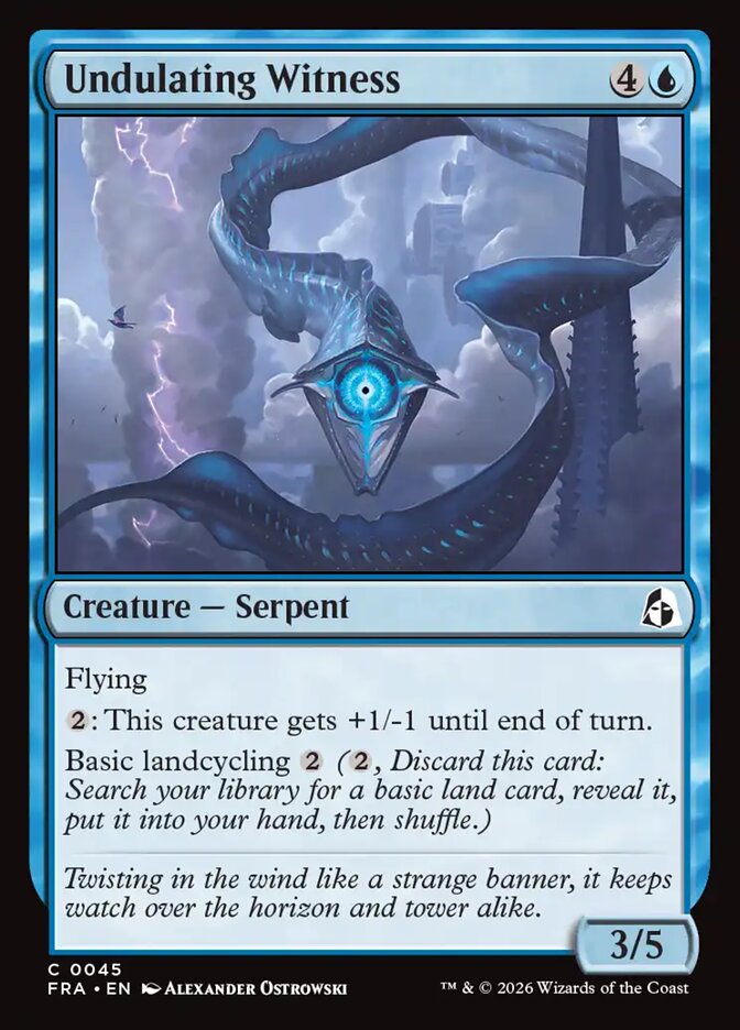 Undulating Witness (45) – Magic: The Gathering, Reality Fracture
