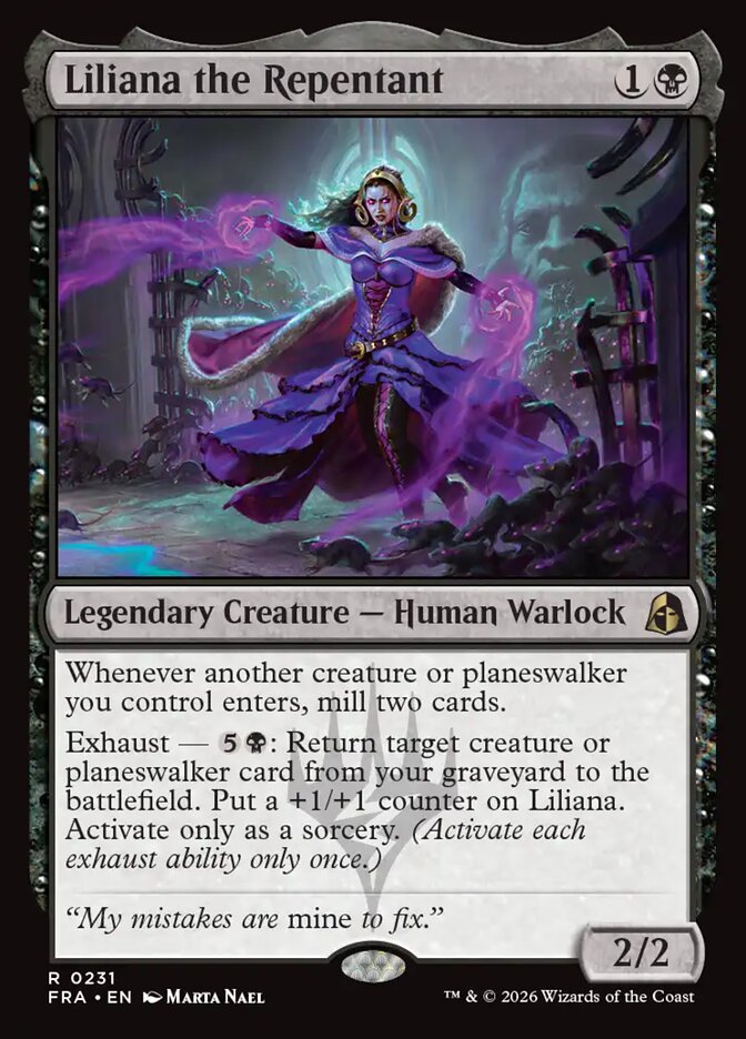 Liliana the Repentant (231) – Magic: The Gathering, Reality Fracture