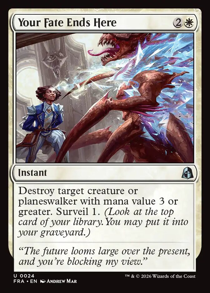 Your Fate Ends Here (24) – Magic: The Gathering, Reality Fracture