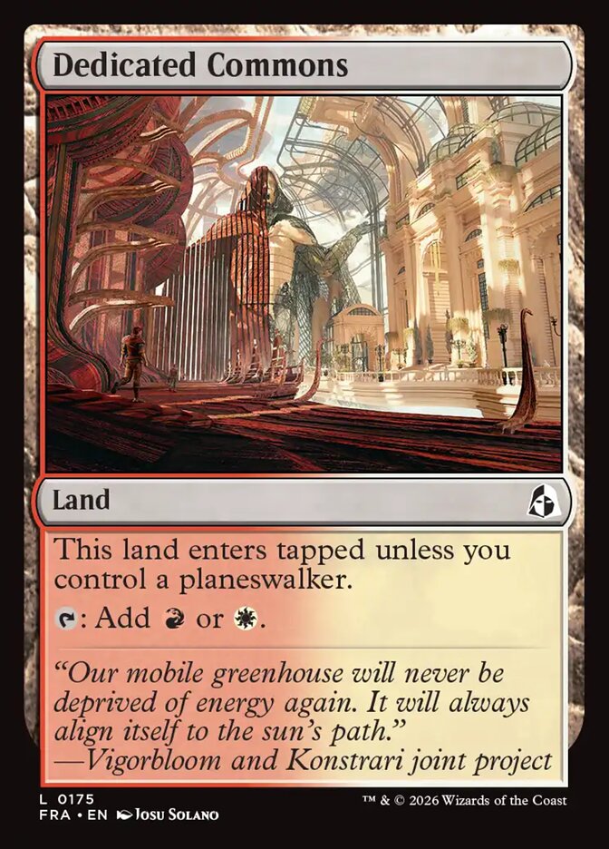 Dedicated Commons (175) – Magic: The Gathering, Reality Fracture