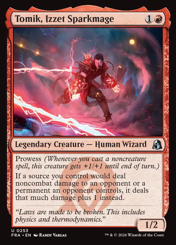 Tomik, Izzet Sparkmage (253) – Magic: The Gathering, Reality Fracture