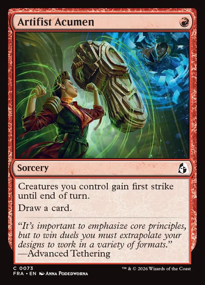Artifist Acumen (73) – Magic: The Gathering, Reality Fracture