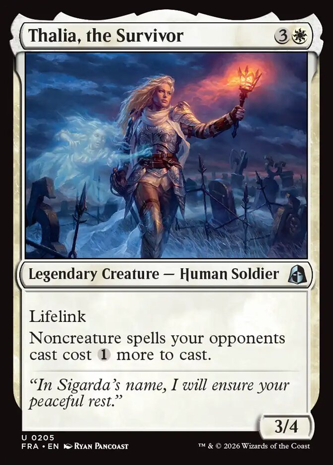 Thalia, the Survivor (205) – Magic: The Gathering, Reality Fracture