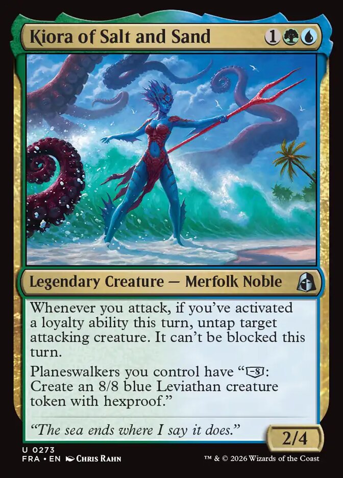 Kiora of Salt and Sand (273) – Magic: The Gathering, Reality Fracture