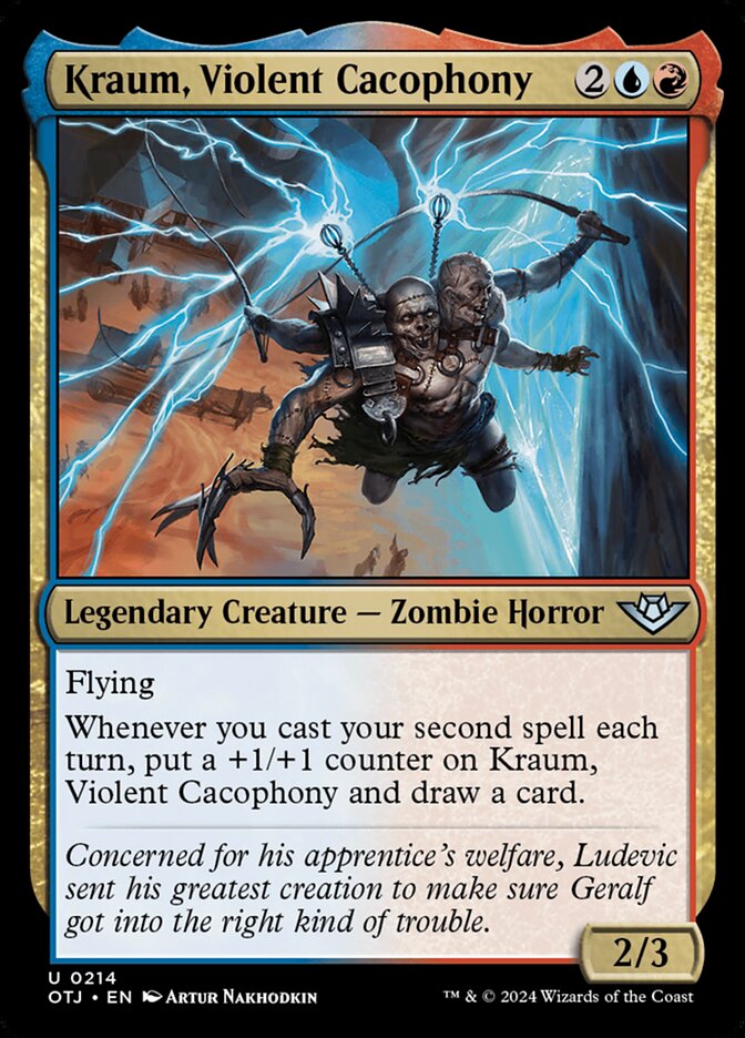 Kraum, Violent Cacophony (214) – Magic: The Gathering, Outlaws of Thunder Junction