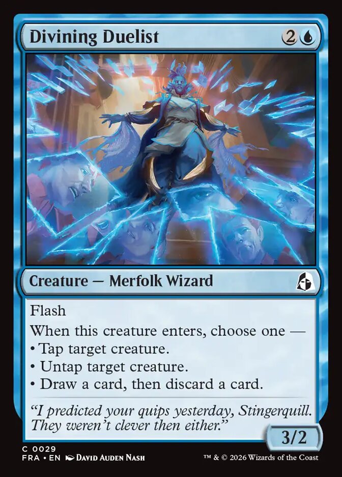 Divining Duelist (29) – Magic: The Gathering, Reality Fracture