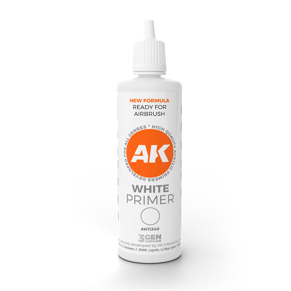 WHITE PRIMER 100ml : AK Interactive