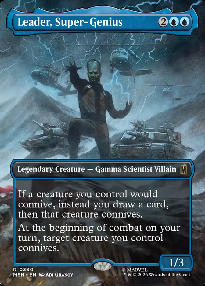 Leader, Super-Genius (330) – Magic: The Gathering, Marvel Super Heroes