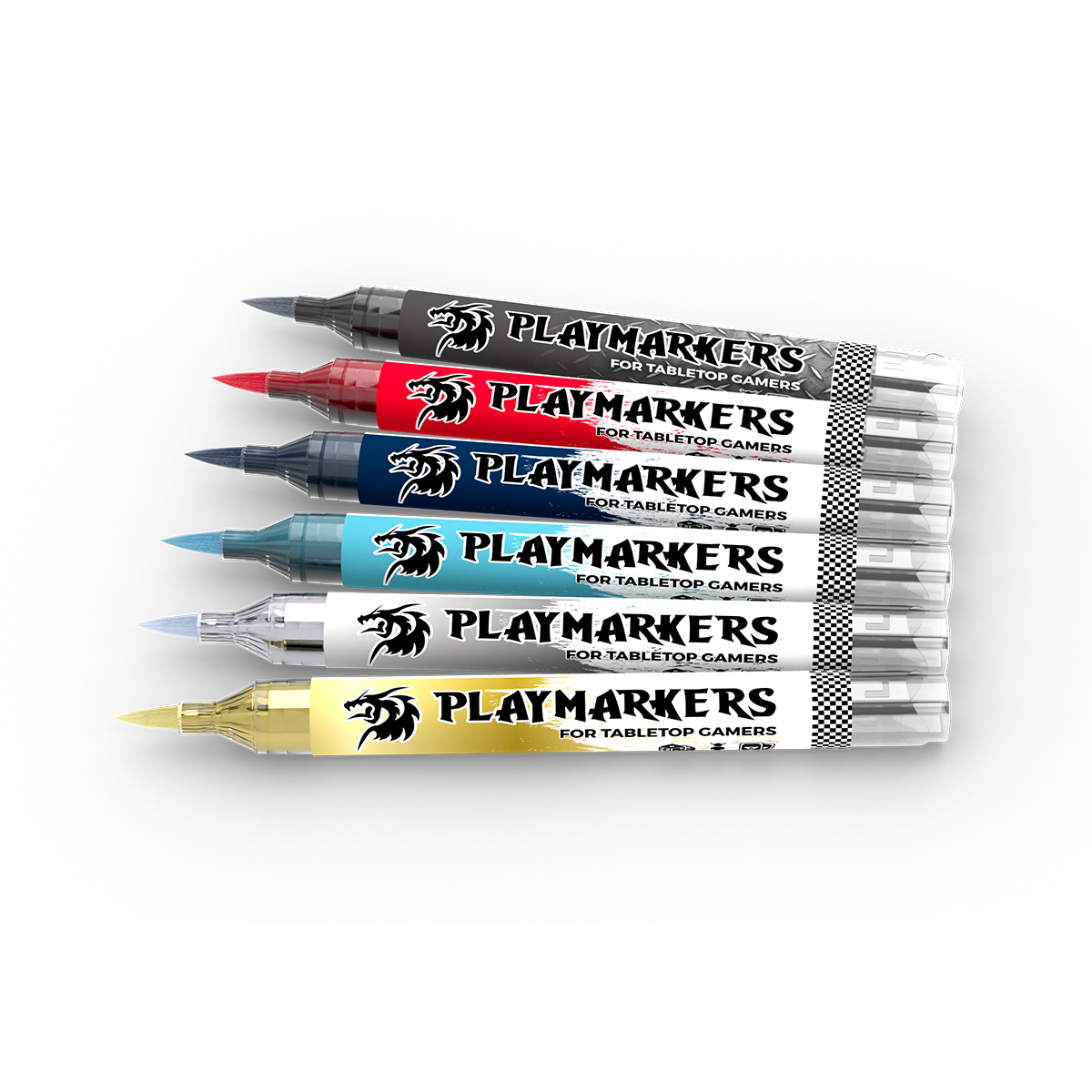 Les six marqueurs AK Interactive Playmarkers Space Knights