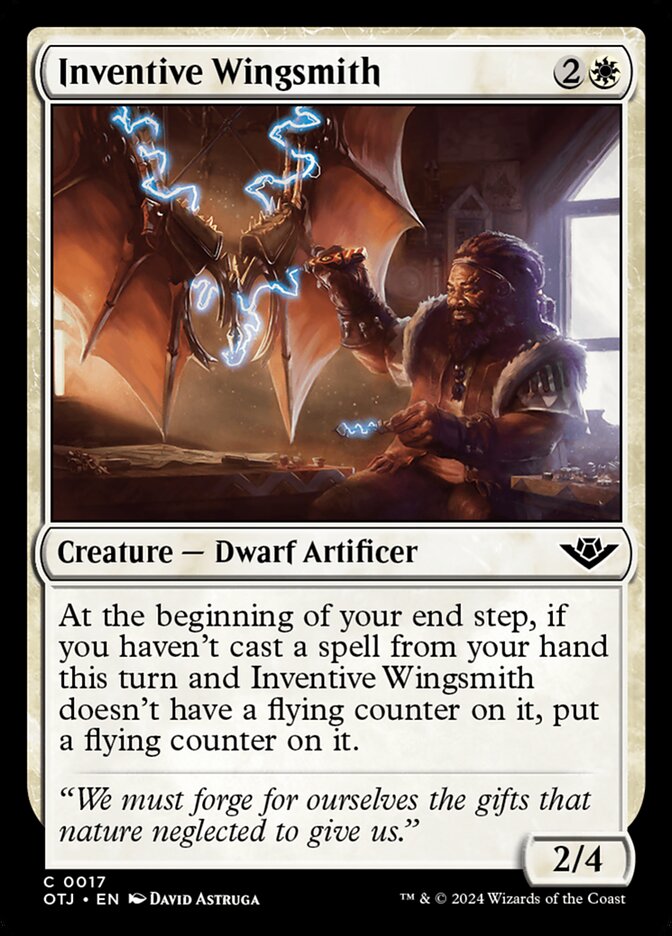 Inventive Wingsmith (17) – Magic: The Gathering, Outlaws of Thunder Junction