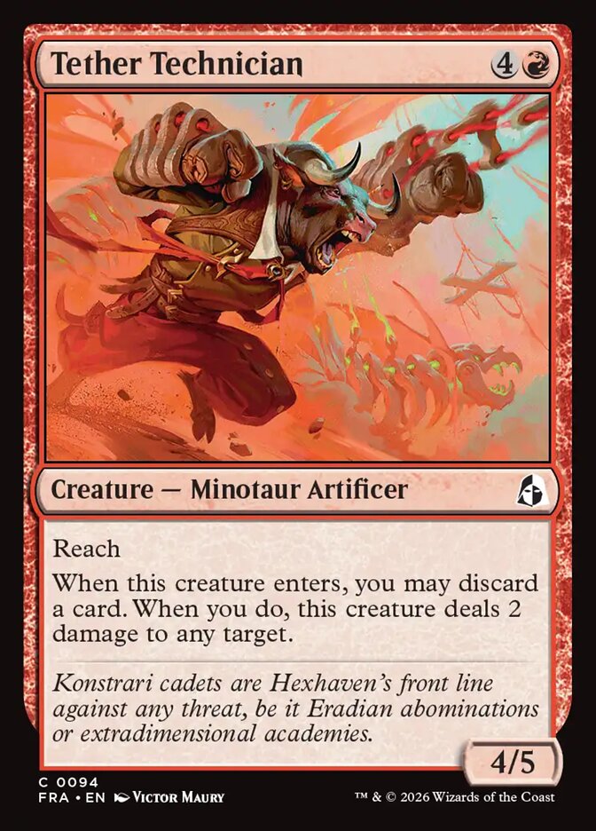 Tether Technician (94) – Magic: The Gathering, Reality Fracture