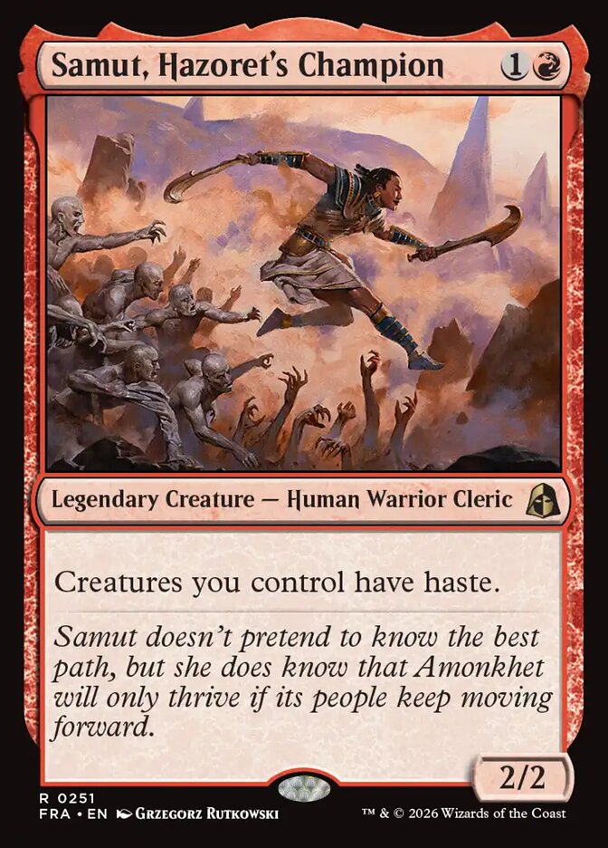 Samut, Hazoret's Champion (251) – Magic: The Gathering, Reality Fracture