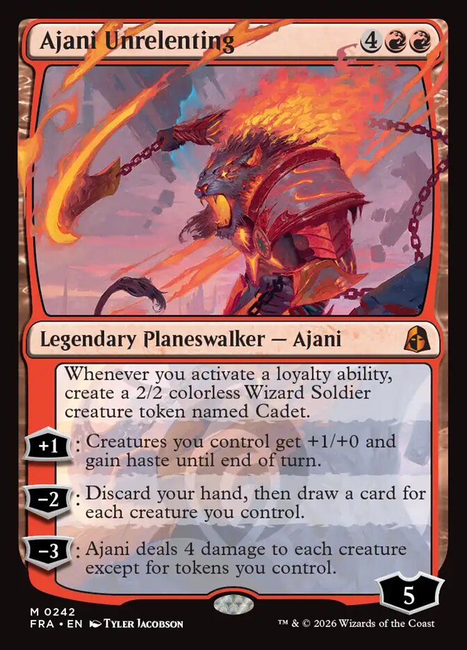 Ajani Unrelenting (242) – Magic: The Gathering, Reality Fracture