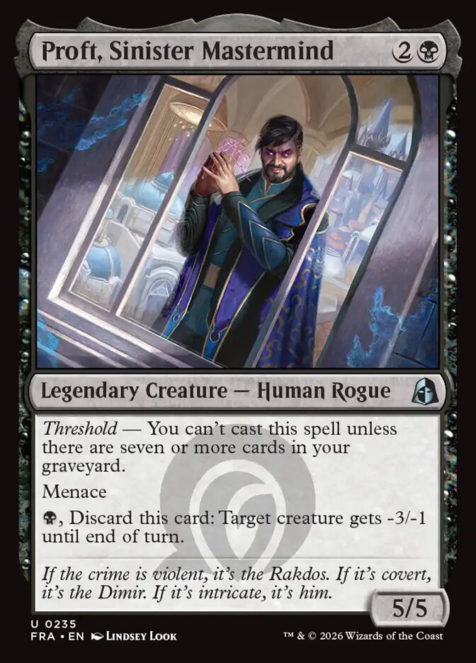 Proft, Sinister Mastermind (235) – Magic: The Gathering, Reality Fracture