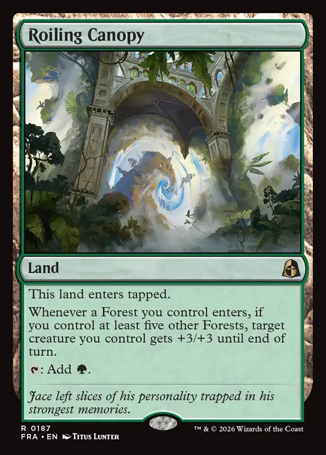 Roiling Canopy (187) – Magic: The Gathering, Reality Fracture
