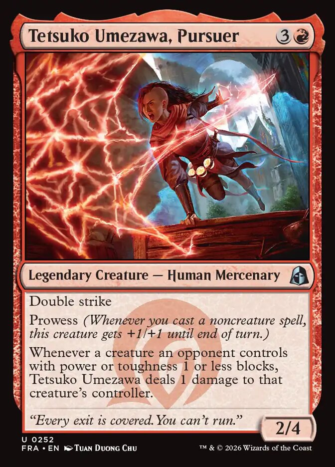 Tetsuko Umezawa, Pursuer (252) – Magic: The Gathering, Reality Fracture