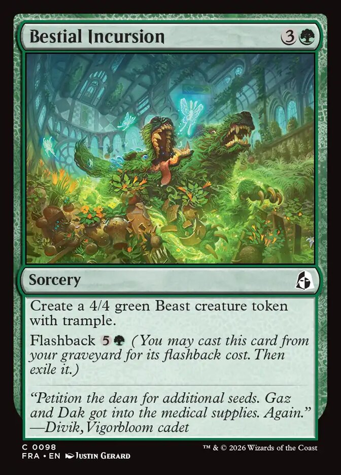 Bestial Incursion (98) – Magic: The Gathering, Reality Fracture