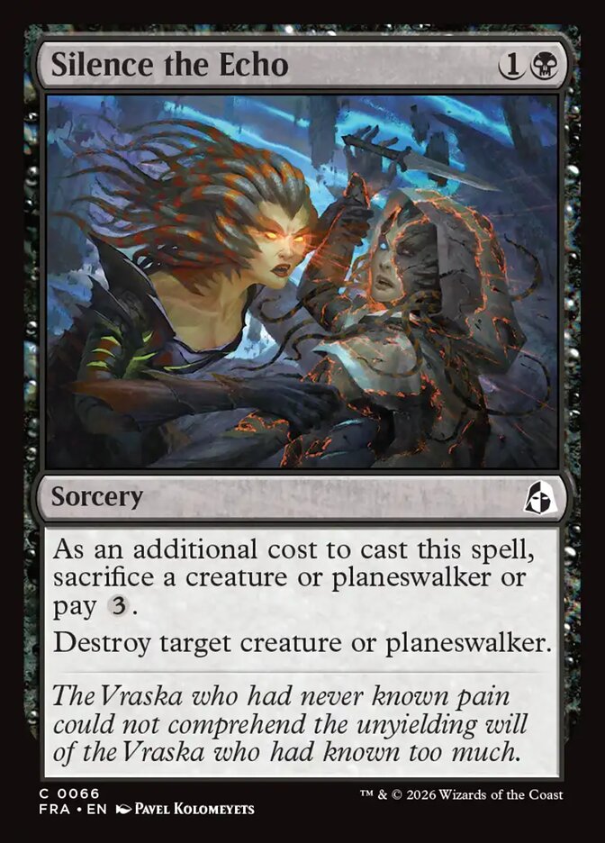 Silence the Echo (66) – Magic: The Gathering, Reality Fracture