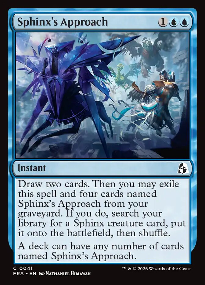 Sphinx's Approach (41) – Magic: The Gathering, Reality Fracture