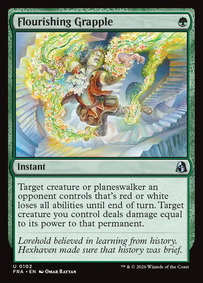 Flourishing Grapple (102) – Magic: The Gathering, Reality Fracture