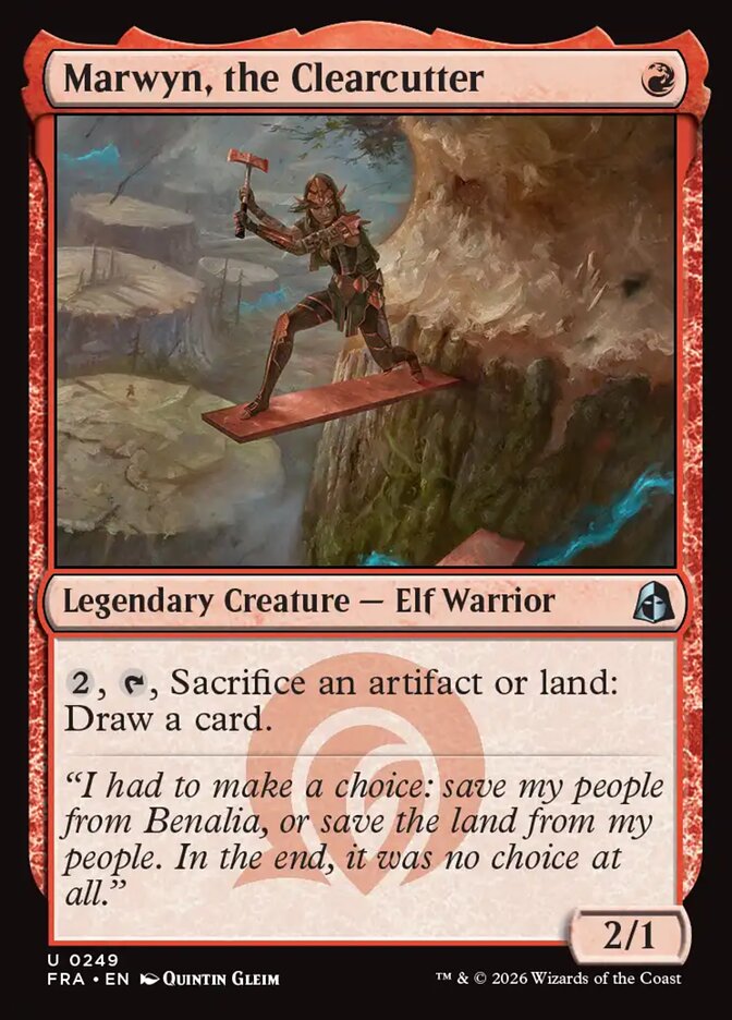 Marwyn, the Clearcutter (249) – Magic: The Gathering, Reality Fracture
