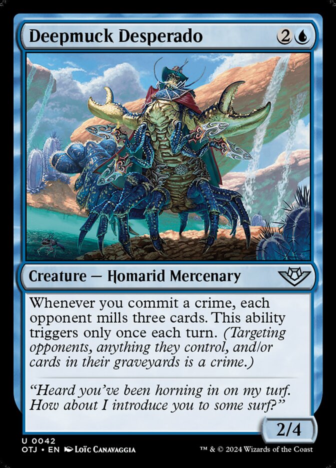Deepmuck Desperado (42) – Magic: The Gathering, Outlaws of Thunder Junction