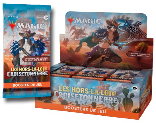Les hors-la-loi de Croisetonnerre – boîte de 36 boosters de jeu en français