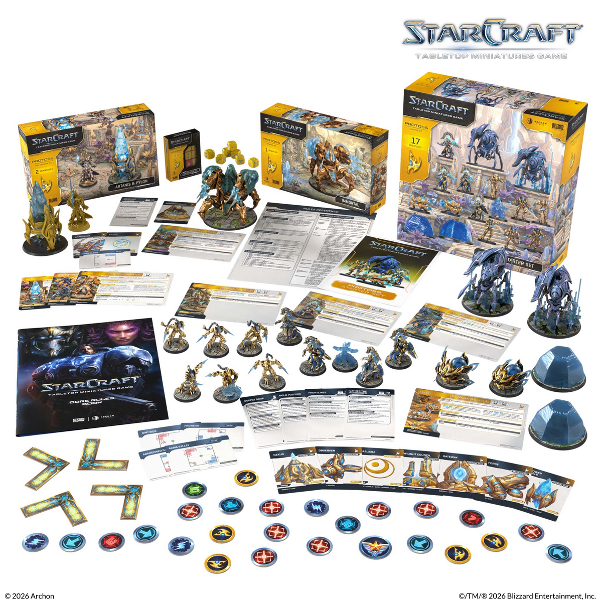StarCraft Protoss Bundle – figurines et accessoires inclus
