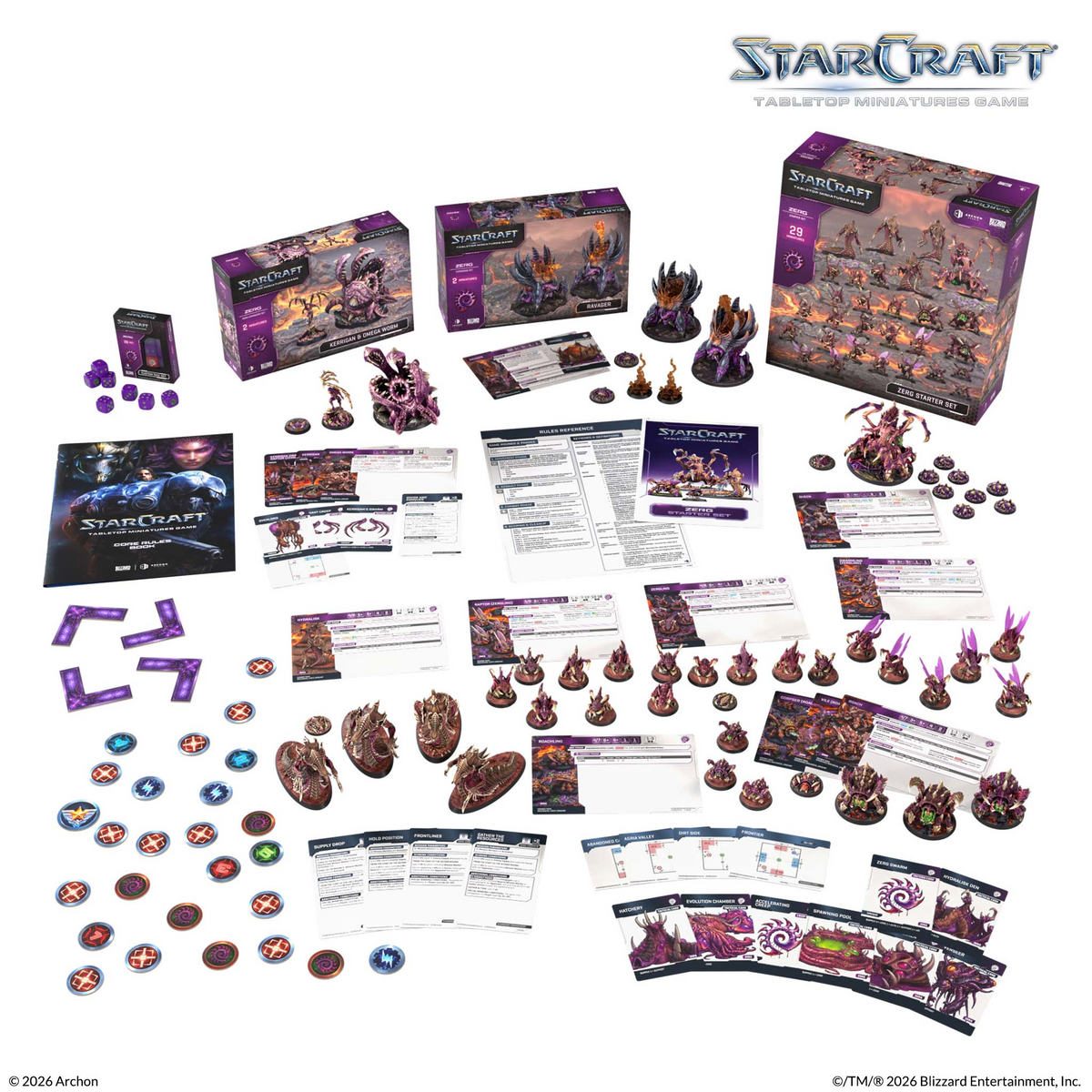 StarCraft Zerg Bundle – figurines et accessoires inclus