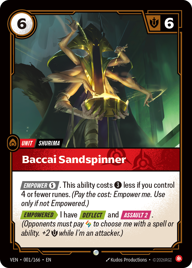 Baccai Sandspinner (VEN-1) – Riftbound