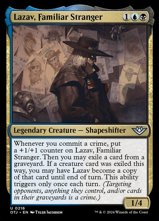 Lazav, Familiar Stranger (216) – Magic: The Gathering, Outlaws of Thunder Junction
