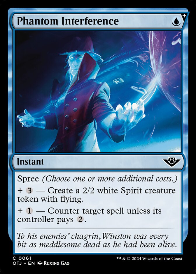 Phantom Interference (61) – Magic: The Gathering, Outlaws of Thunder Junction