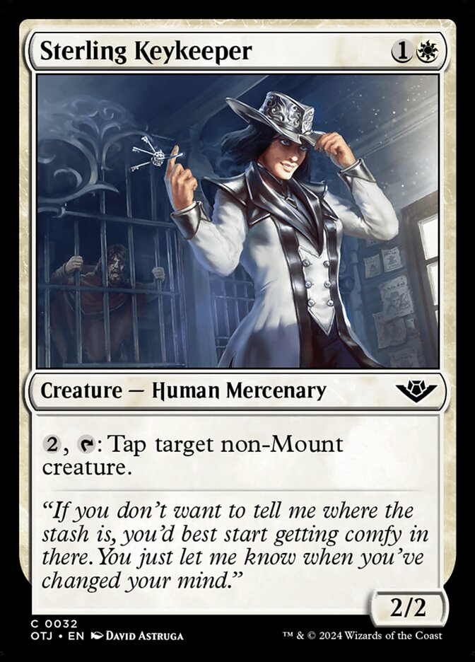 Sterling Keykeeper (32) – Magic: The Gathering, Outlaws of Thunder Junction