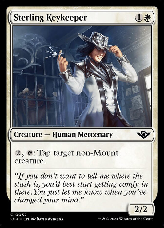 Sterling Keykeeper (32) – Magic: The Gathering, Outlaws of Thunder Junction [Foil]