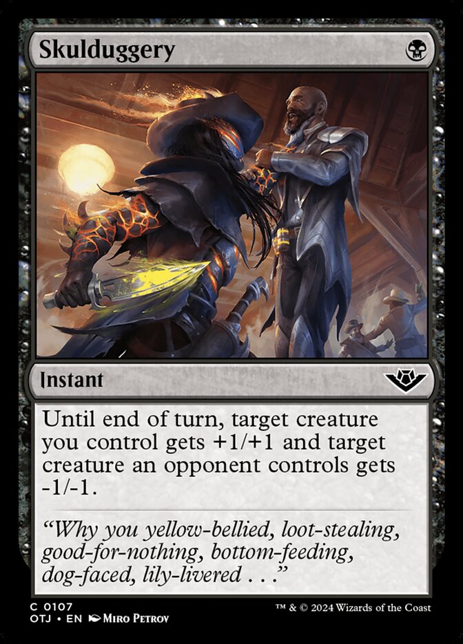Skulduggery (107) – Magic: The Gathering, Outlaws of Thunder Junction [Foil]