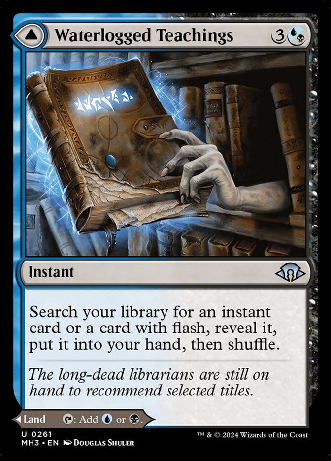 Waterlogged Teachings // Inundated Archive (261) – Magic: The Gathering, Modern Horizons 3