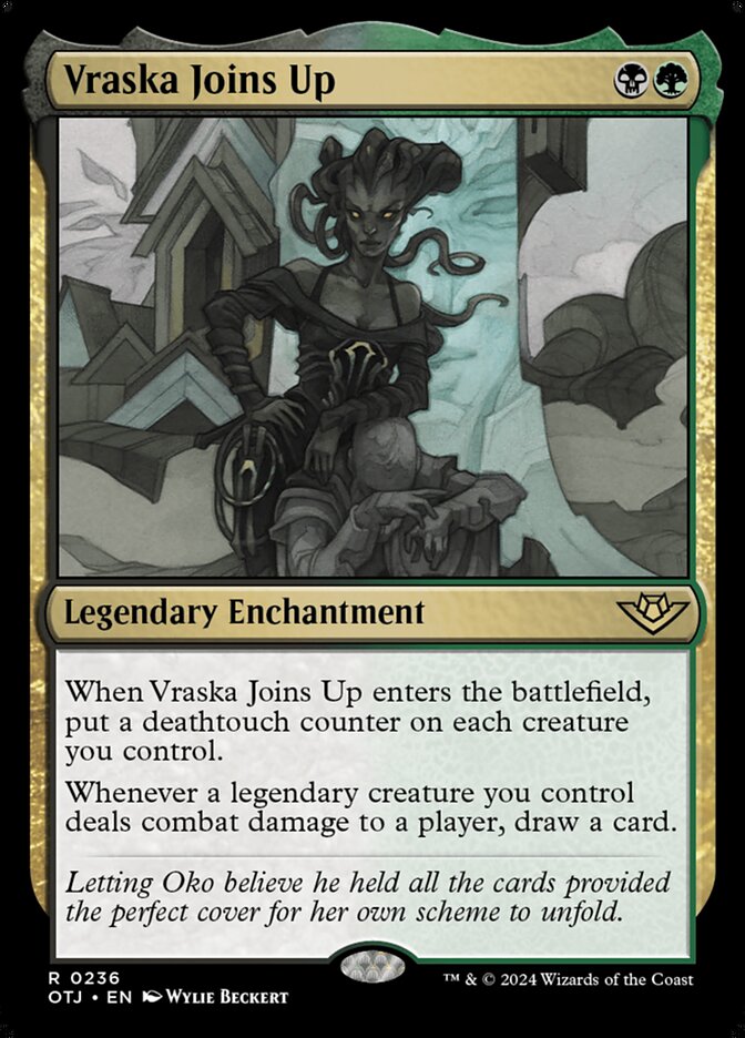 Vraska Joins Up (236) – Magic: The Gathering, Outlaws of Thunder Junction