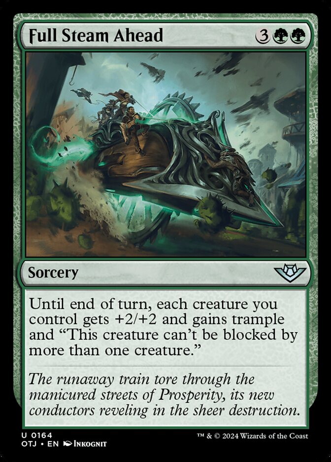 Full Steam Ahead (164) – Magic: The Gathering, Outlaws of Thunder Junction [Foil]
