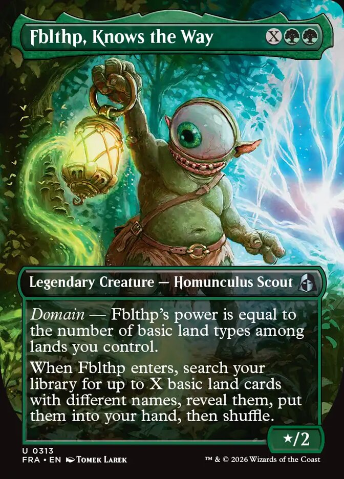 Fblthp, Knows the Way (313) – Magic: The Gathering, Reality Fracture [Foil]