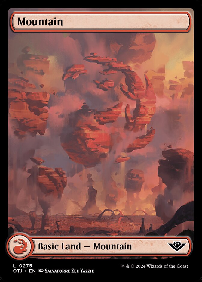 Mountain (275) – Magic: The Gathering, Outlaws of Thunder Junction