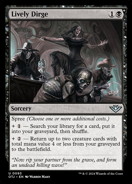 Lively Dirge (93) – Magic: The Gathering, Outlaws of Thunder Junction