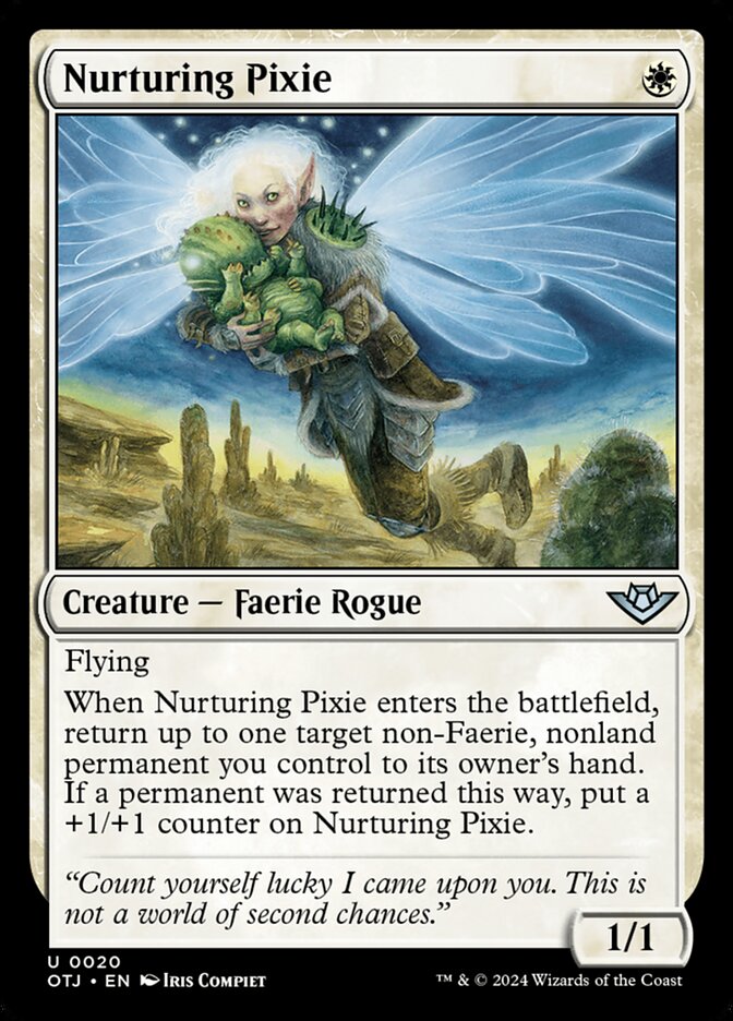 Nurturing Pixie (20) – Magic: The Gathering, Outlaws of Thunder Junction