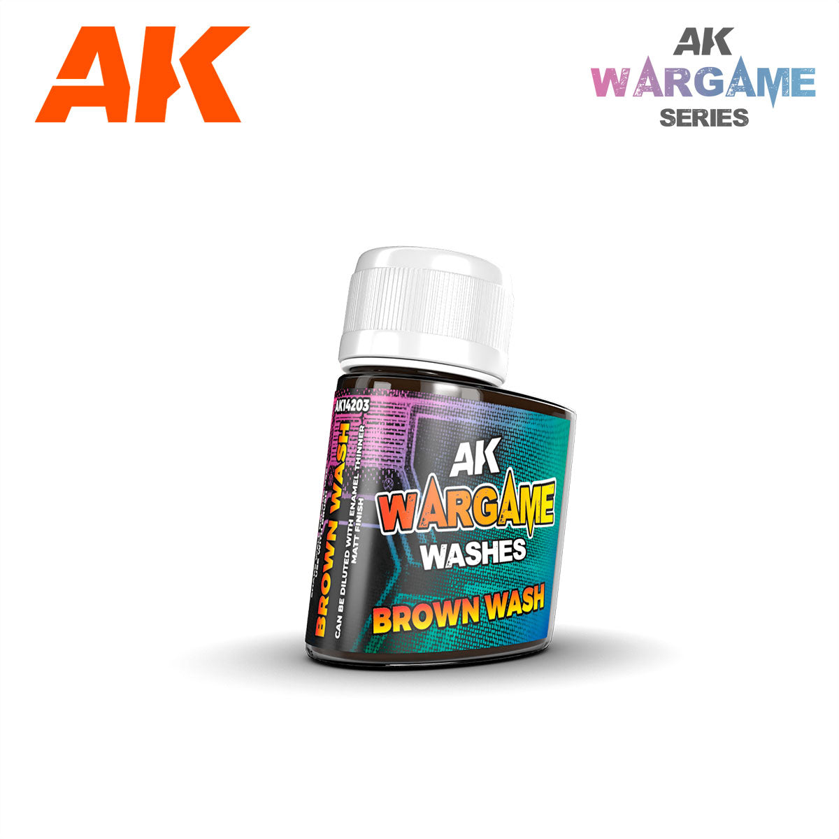 AK Interactive Wargame Washes Brown Wash 35ml.
