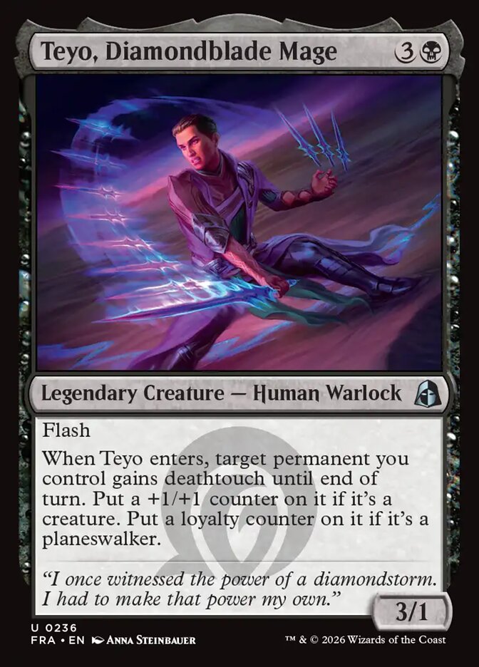 Teyo, Diamondblade Mage (236) – Magic: The Gathering, Reality Fracture