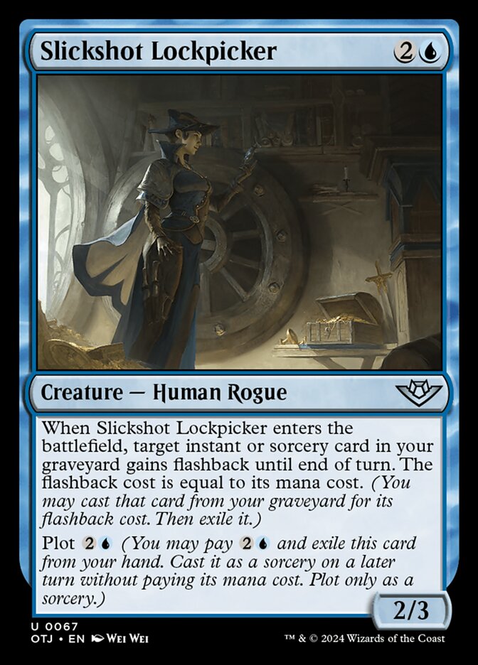 Slickshot Lockpicker (67) – Magic: The Gathering, Outlaws of Thunder Junction