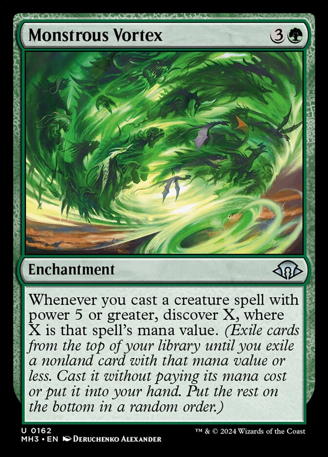 Monstrous Vortex (162) – Magic: The Gathering, Modern Horizons 3