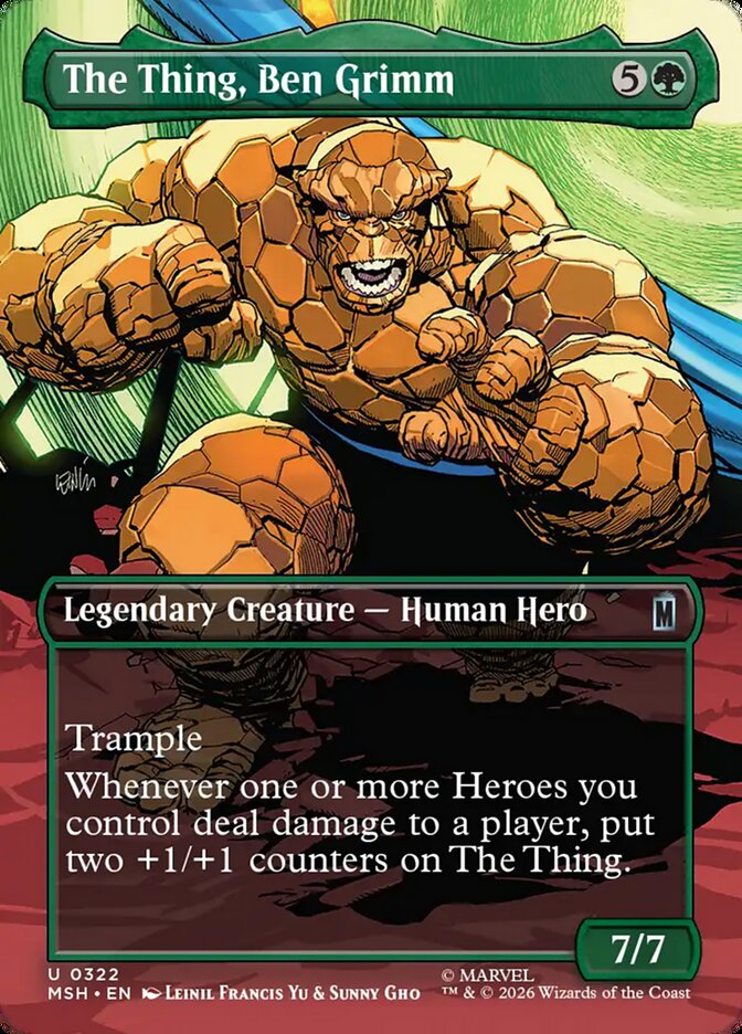 The Thing, Ben Grimm (322) – Magic: The Gathering, Marvel Super Heroes