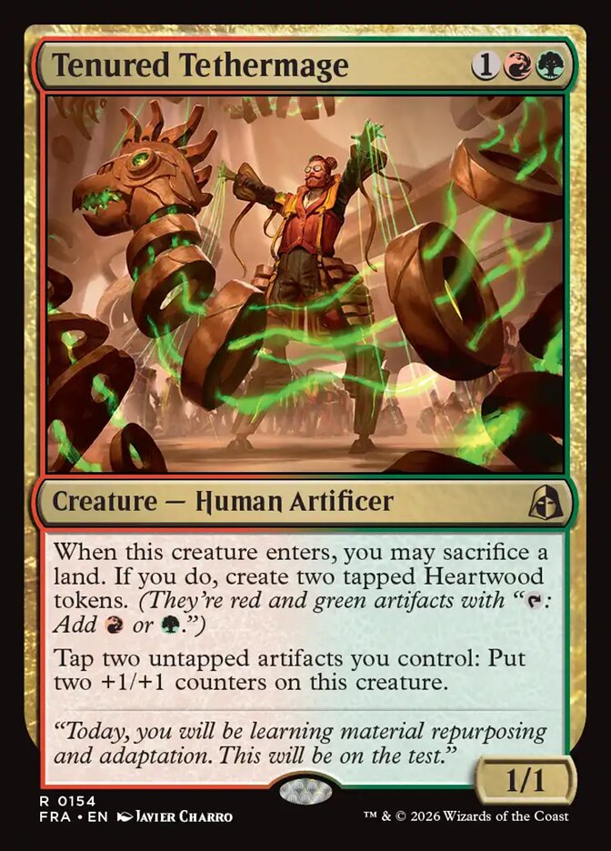 Tenured Tethermage (154) – Magic: The Gathering, Reality Fracture