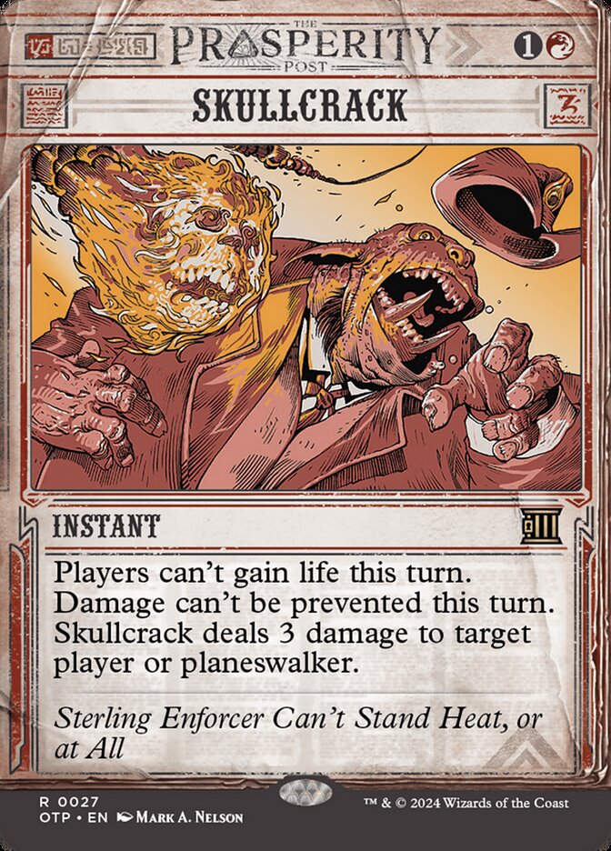 Skullcrack (27) – Magic: The Gathering, Breaking News [Foil]